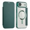 Techsuit – SmartMag Book Case knižkové puzdro na iPhone 17 Air – zelené