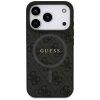 Guess – 4G Ring Classic Logo MagSafe puzdro na iPhone 17 Pro – čierne