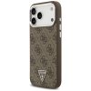 Guess – Hardcase 4G Triangle Logo MagSafe obal na iPhone 17 Pro Max – hnedý