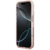 Guess – IML Gradient Triangle Logo MagSafe obal na iPhone 17 – ružový