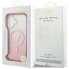 Guess – IML Gradient Triangle Logo MagSafe obal na iPhone 17 – ružový