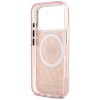Karl Lagerfeld – IML MagSafe obal na iPhone 17 Pro – ružový Choupette`s Head