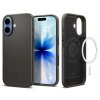 Spigen – Thin Fit MagSafe ochranný obal na iPhone 17 – gunmetal sivý
