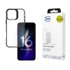 3mk - Clear Case číry obal na iPhone 16 Pro - čierny