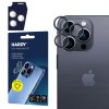 3mk - Hardy Lens ochranný kryt objektívu na iPhone 16 Pro Max / iPhone 16 Pro - čierny