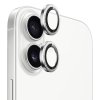 Blueo – Original Metal Frame Lens Glass kovový rámik s ochranným sklom objektívu na iPhone 17 – strieborný diamantový