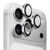 Blueo – Original Metal Frame Lens Glass kovový rámik s ochranným sklom objektívu na iPhone 17 Pro / iPhone 17 Pro Max – strieborný