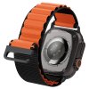 Spigen – WBF1 remienok na Apple Watch 6 / 7 / 8 / 9 / 10 / SE / SE 2 / Ultra / Ultra 2 (44/45/46/49mm) – čierny / oranžový