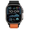 Spigen – WBF1 remienok na Apple Watch 6 / 7 / 8 / 9 / 10 / SE / SE 2 / Ultra / Ultra 2 (44/45/46/49mm) – čierny / oranžový