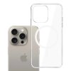 3mk - Clear MagCase magnetický číry obal na iPhone 15 Pro Max - priehľadný