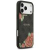 Guess – Hardcase 4G Flowers Print MagSafe obal na iPhone 17 Pro Max – čierny