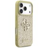 Guess – Fixed Glitter Big 4G puzdro na iPhone 17 Pro Max – zlaté