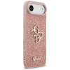 Guess – Fixed Glitter Big 4G puzdro na iPhone 17 Air – ružové