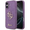 Guess – Fixed Glitter Big 4G puzdro na iPhone 17 – fialové (lilac)