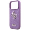 Guess – Fixed Glitter Big 4G puzdro na iPhone 17 Pro Max – fialové (lilac)