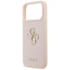 Guess – Hardcase 4G Grained Big and Classic Logo obal na iPhone 17 Pro Max – ružový