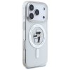 Karl Lagerfeld – IML Karl Choupette Glitter MagSafe obal na iPhone 17 Pro – priehľadný