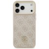 Guess – Hardcase 4G Strass Logo MagSafe obal na iPhone 17 Pro Max – ružový