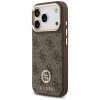Guess – Hardcase 4G Strass Logo MagSafe obal na iPhone 17 Pro – hnedý