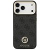 Guess – Hardcase 4G Strass Logo MagSafe obal na iPhone 17 Pro Max – čierny