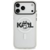 Karl Lagerfeld – IML Choupette Sketch Logo MagSafe obal na iPhone 17 Pro Max – priehľadný