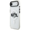 Karl Lagerfeld – IML Choupette Sketch Logo MagSafe obal na iPhone 17 Air – priehľadný