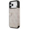 Guess – Book 4G Metal Logo knižkové puzdro na iPhone 17 Pro – ružové