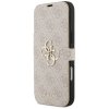 Guess – Book 4G Metal Logo knižkové puzdro na iPhone 17 Pro Max – ružové