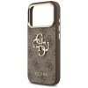 Guess – Hardcase Big 4G Classic Logo obal na iPhone 17 Pro – hnedý