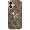Guess – Hardcase Big 4G Classic Logo obal na iPhone 17 – hnedý