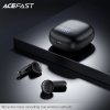 Acefast - bezdrôtové slúchadlá W2 s TWS, Bluetooth 5.4, 4-mikrofónovým ENC, IPX4, 400mAh batériou, LED displejom, magnetickým dizajnom – čierne