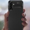 Techsuit – CarbonFiber kryt na Samsung Galaxy A17 5G / A17 4G – čierny
