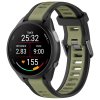 Techsuit – remienok na hodinky 18 mm (W053) pre Huawei Watch GT 4 (41 mm) / W1 / Honor Watch S1 / Garmin Venu 2S / Vivoactive 4S – khaki
