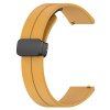 Techsuit – remienok na hodinky 18 mm (W011) pre Huawei Watch GT 4 (41 mm) / W1 / Honor Watch S1 / Garmin Venu 2S / Vivoactive 4S – žltý