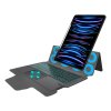 Techsuit – KeyTab Pro puzdro s klávesnicou + ochranné sklo (s RGB bezdrôtovou klávesnicou / držiakom na stylus) na iPad Air 13 (2024 / 2025) – čierne