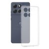 Techsuit – Clear Silicone silikónový kryt na Motorola Moto G86 Power – priehľadný