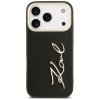 Karl Lagerfeld - Hardcase Script Logo puzdro pre iPhone 17 Pro - čierne