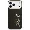 Karl Lagerfeld - Hardcase Script Logo puzdro pre iPhone 17 Pro Max - čierne