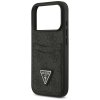 Guess - Hardcase 4G Double Card Triangle puzdro pre iPhone 17 Pro - čierne