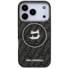 Karl Lagerfeld - IML Choupette Head Logo MagSafe puzdro pre iPhone 17 Pro Max - čierne