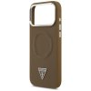 Guess - Hardcase Triangle Logo MagSafe puzdro pre iPhone 17 Pro - hnedé