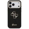 Guess - Fixed Glitter Big 4G Metal Frame puzdro pre iPhone 17 Pro Max - čierne