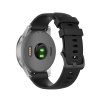 Techsuit - Watchband 18mm (W006) remienok pre Huawei Watch GT 4 (41 mm) / W1 / Honor Watch S1 / Garmin Venu 2S / Vivoactive 4S - čierny