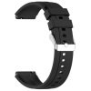 Techsuit - Watchband 18mm (W075) remienok pre Huawei Watch GT 4 (41 mm) / W1 / Honor Watch S1 / Garmin Venu 2S / Vivoactive 4S - čierny