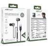 Acefast - Wired Earphones L6 káblové slúchadlá Type-C in-ear s HD mikrofónom, flexibilné 1.2m - čierne