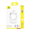Baseus - Wired Earphones Encok HZ19 (A00182301213-00) - Jack 3.5mm, Built-in Microphone , Half-In-Ear - Moon White