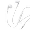 Baseus - Wired Earphones Encok HZ19 (A00182301213-00) - Jack 3.5mm, Built-in Microphone , Half-In-Ear - Moon White