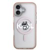 Karl Lagerfeld - IML Choupette Sketch Logo MagSafe (KLHMP17SHGCHGKBP) - iPhone 17 - Pink