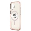 Karl Lagerfeld - IML Choupette Sketch Logo MagSafe (KLHMP17SHGCHGKBP) - iPhone 17 - Pink