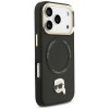 Karl Lagerfeld - Hardcase Big Strap Karl Metal Logo MagSafe (KLHMP17LPCRLRKLK) - iPhone 17 Pro - Black